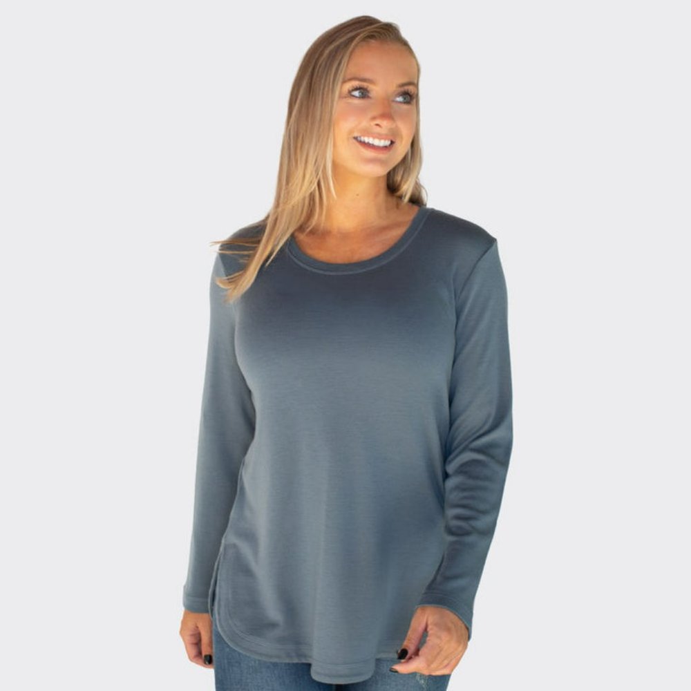 WOOLX Blair Tunic Stormy Weather Size Small